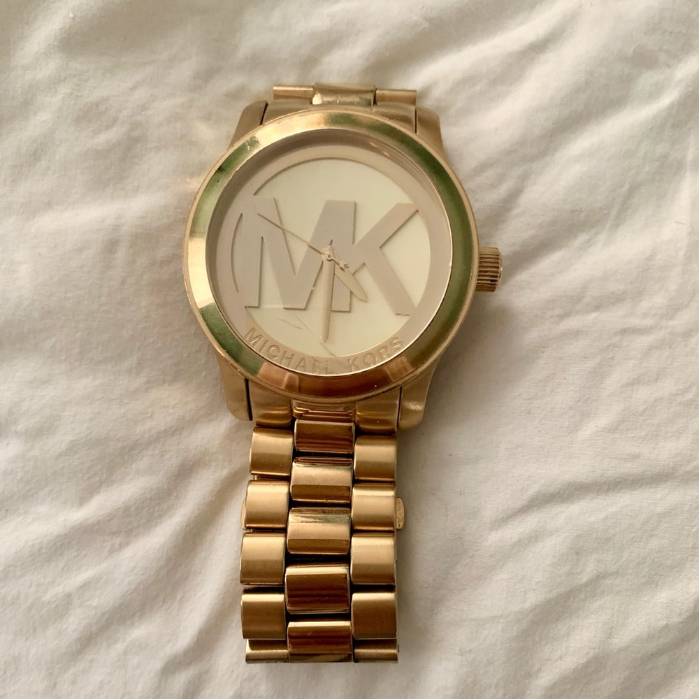 MK Goldtone Michael Kors Watch 38mm